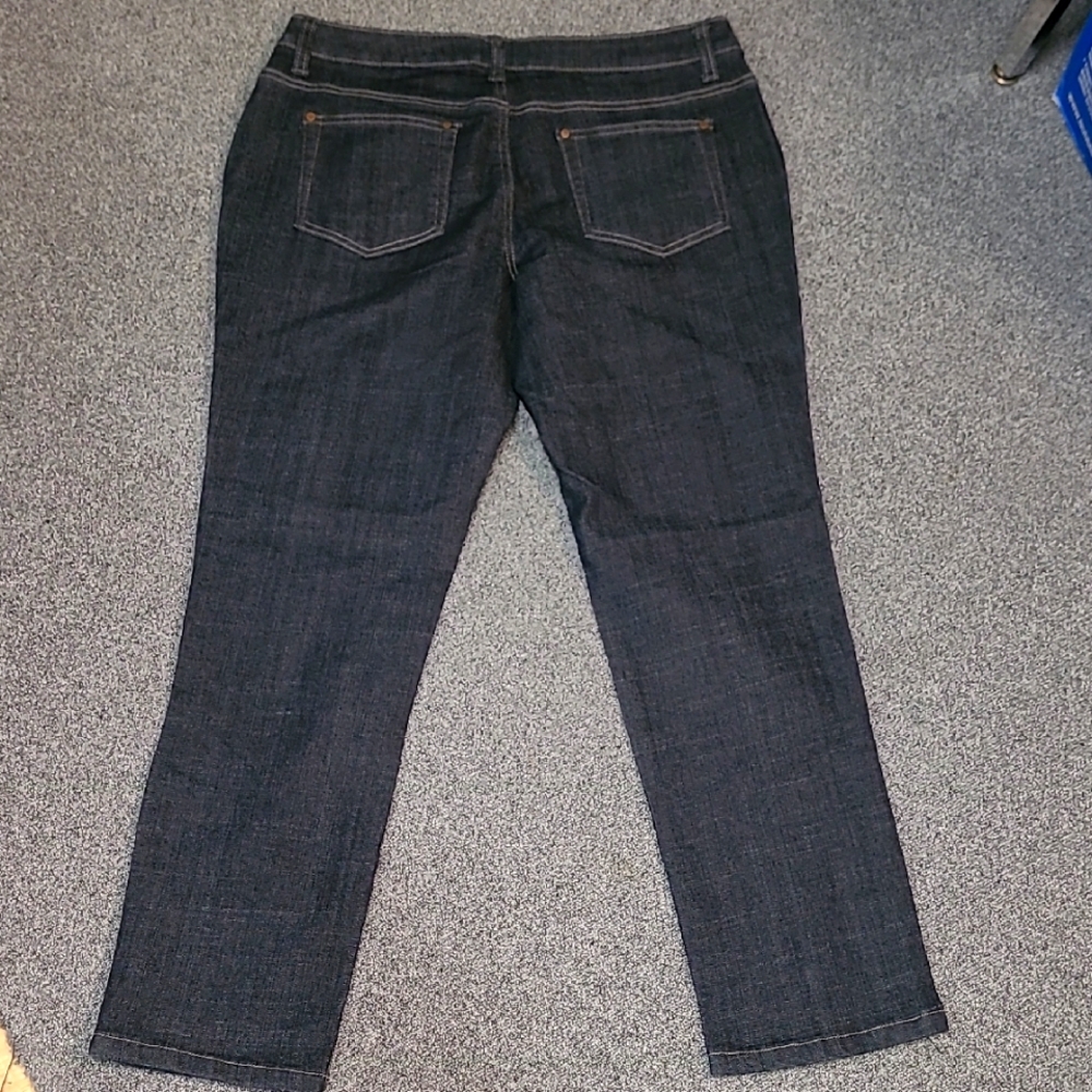 Curvy Fit Dark Wash a.n.a. Jeans 14P 34x30